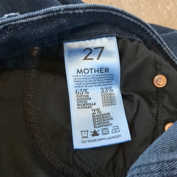 Mother Jeans Women's Size 27 Looker Ankle Fray - Picture 8 of 13